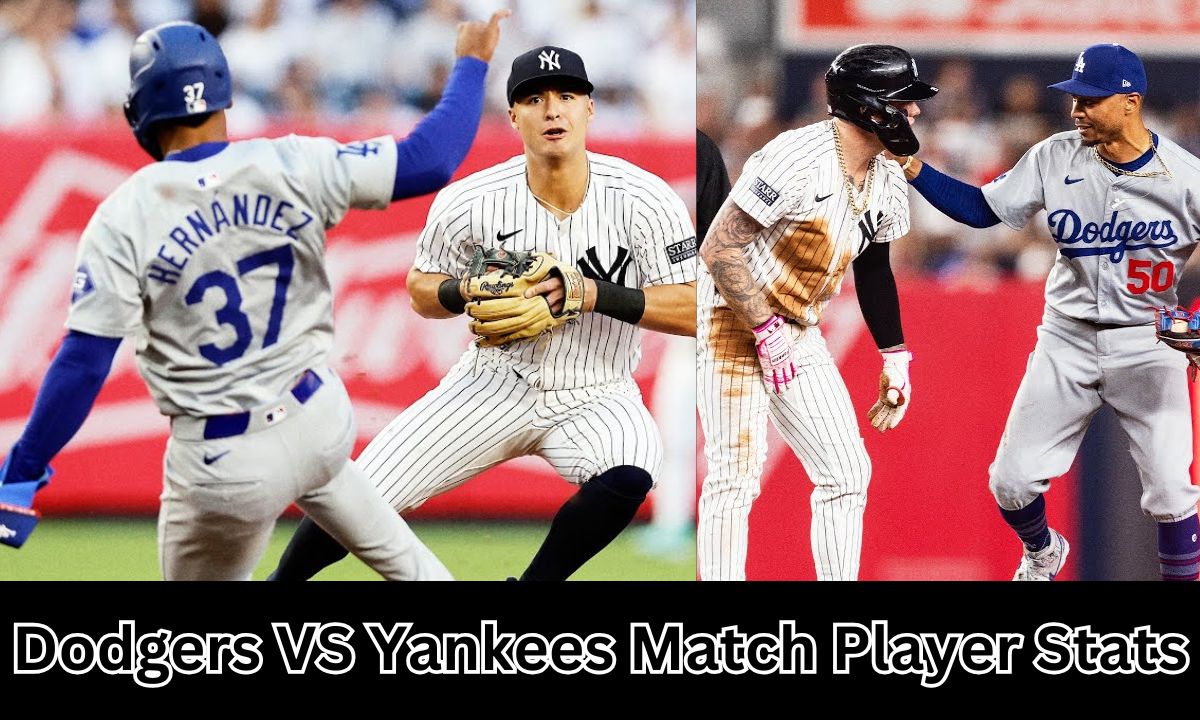 Dodgers VS Yankees Match Player Stats