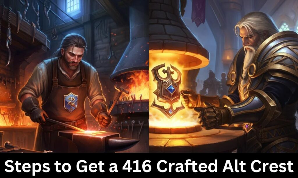 Steps to Get a 416 Crafted Alt Crest